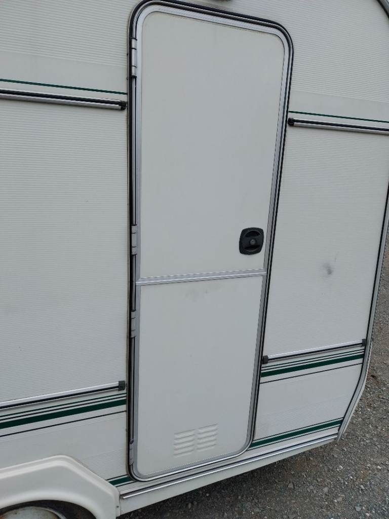 Caravan door and frame 