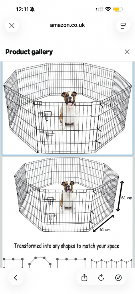 Dog playpen/crate