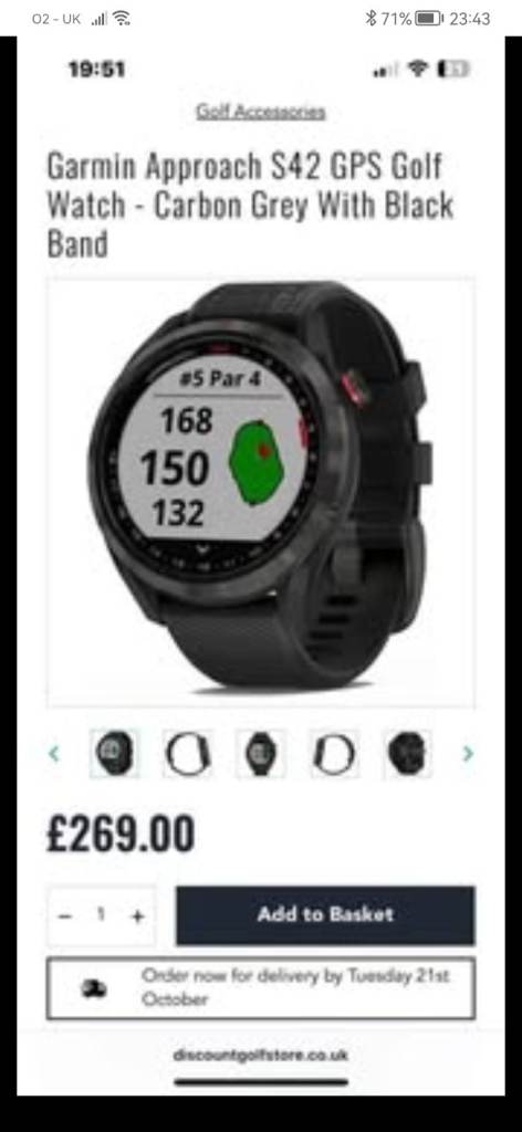 Garmin Golf watch