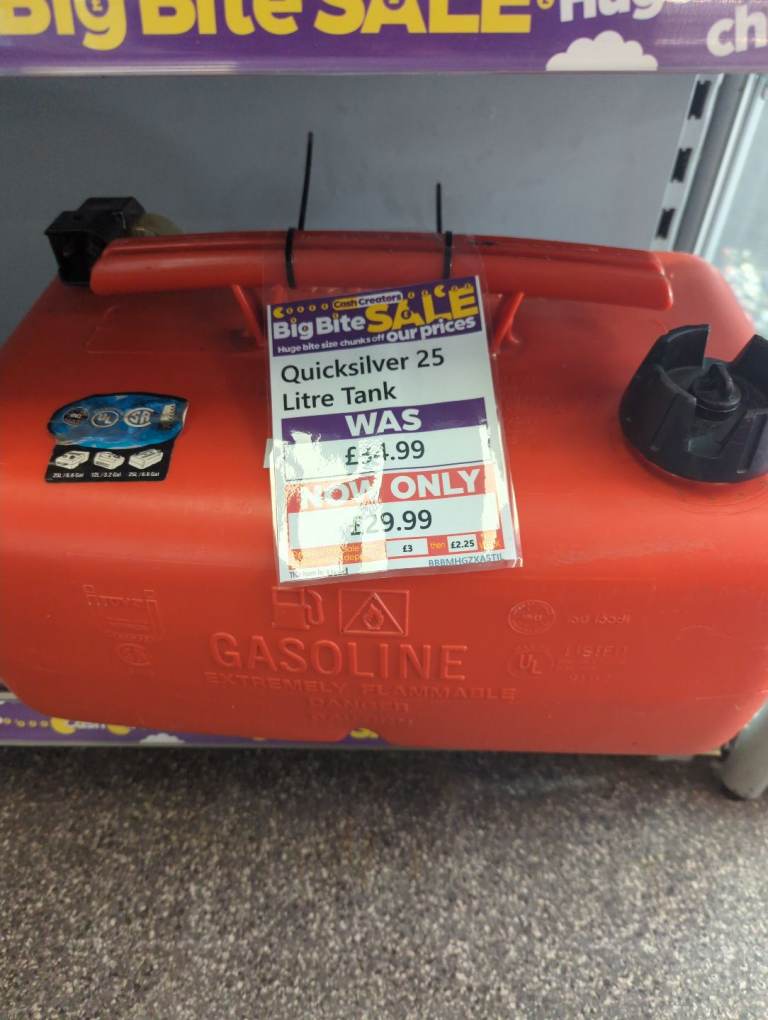 25 Litre Quicksilver Tank 