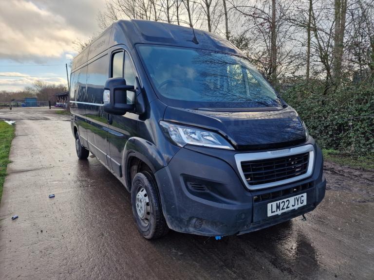 2022 Peugeot Boxer 335 L3H2 Black LWB  Low 61K Miles  Spares Repairs  3M MOT
