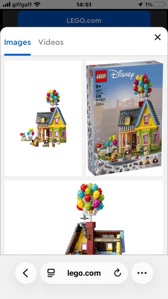 Lego Disney Up House