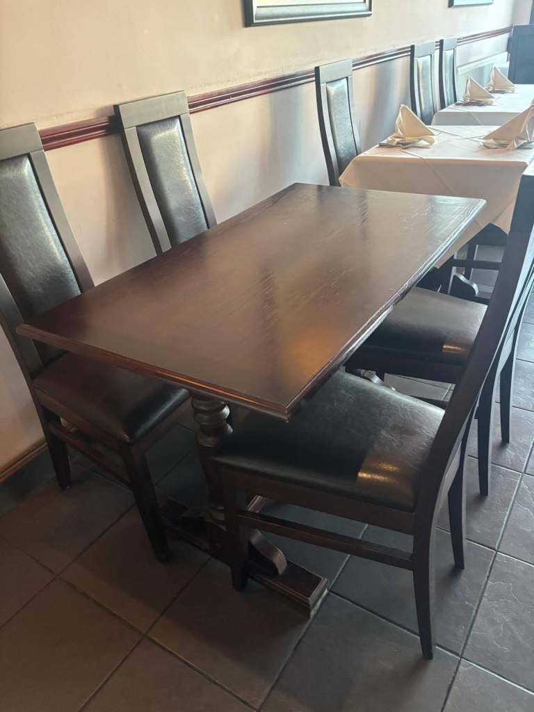 Wood Dining Table - ex restaurant stock MUST SELL