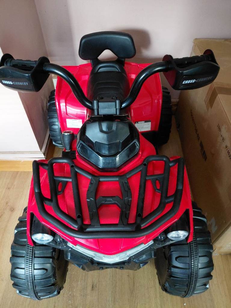 Kids Red Electric Ride-On Quad Bike – As Good As New