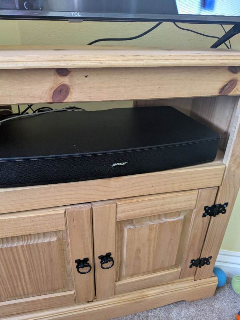 Bose Solo sound system.