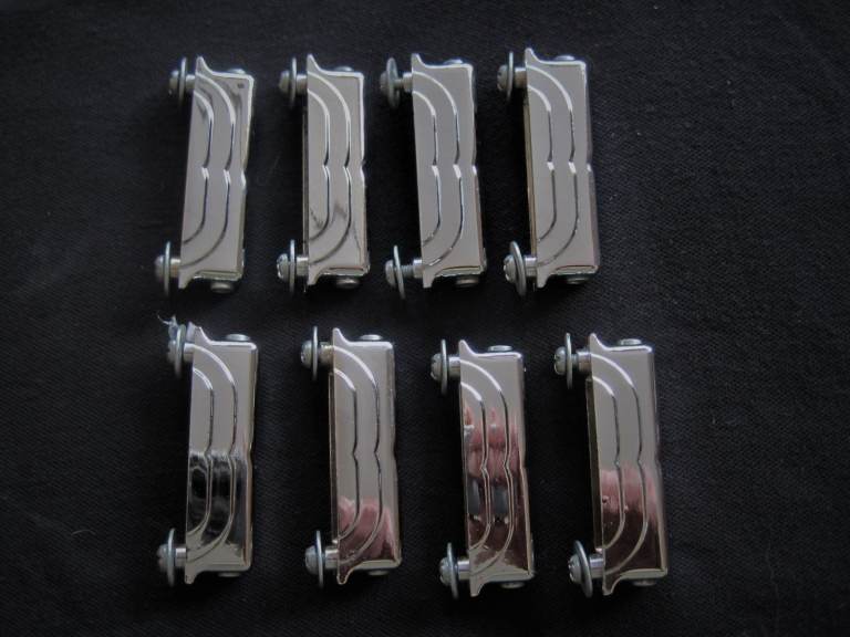  !!RARE FIND!! VINTAGE 1960s USA LEEDY SNARE LUGS x 8 !VGC