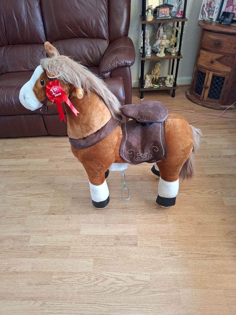 Ride-On Horse Toy with Wheels – Good Condition