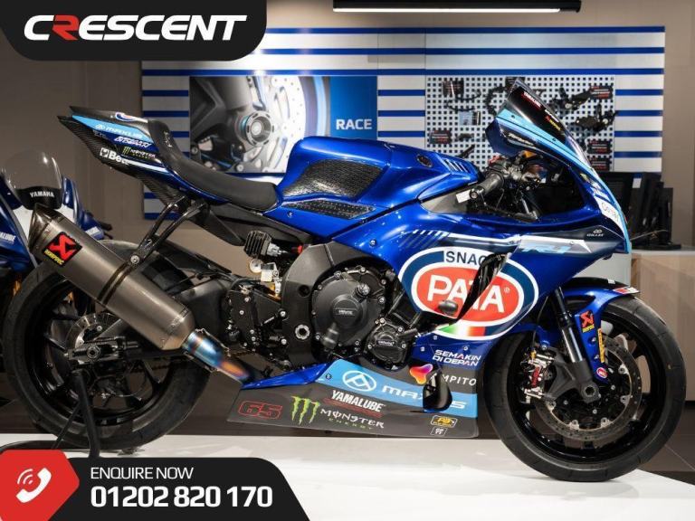 YAMAHA R1 TRACK BIKE 2020 - ROAD REGISTERED  - HIGH SPEC - PATA WSBK REPLICA