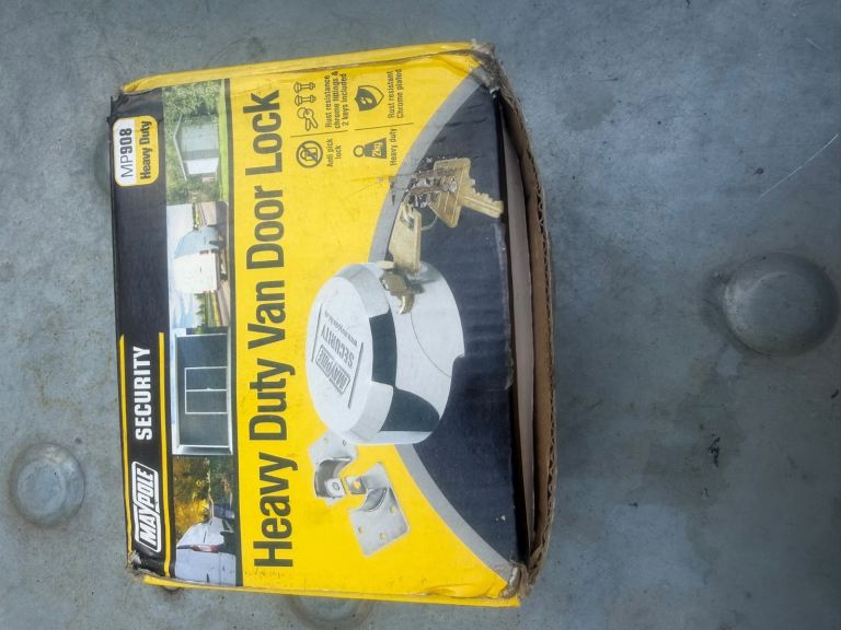 Heavy duty van door lock