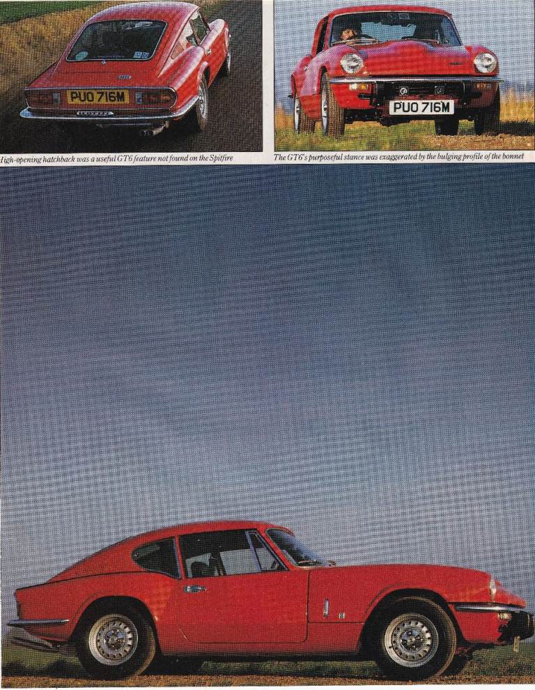 08. A Rare Original Magazine Advertisement of a Triumph GT6
