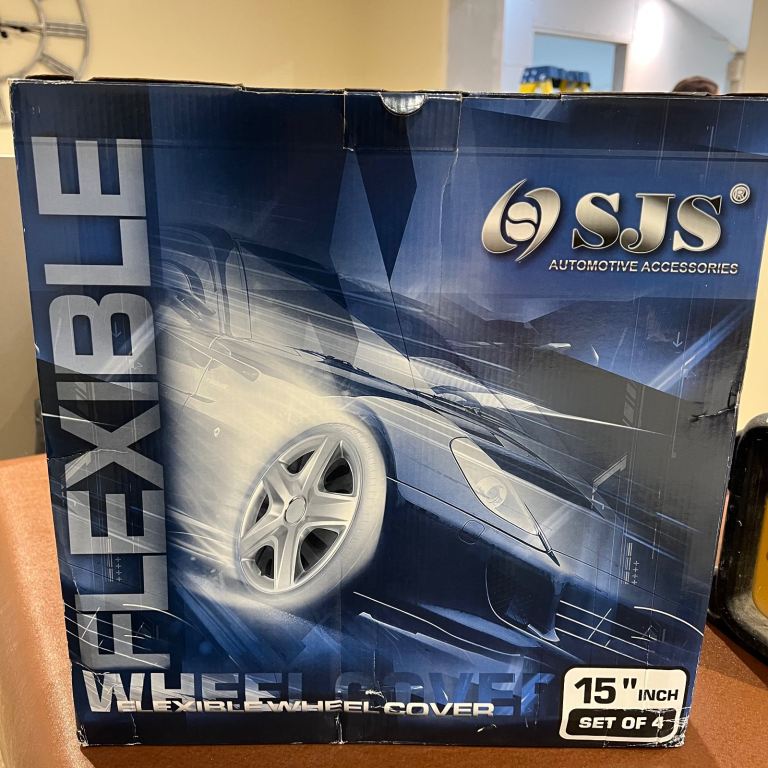 15" Flexible Wheel Covers – Set of 4 – Brand New