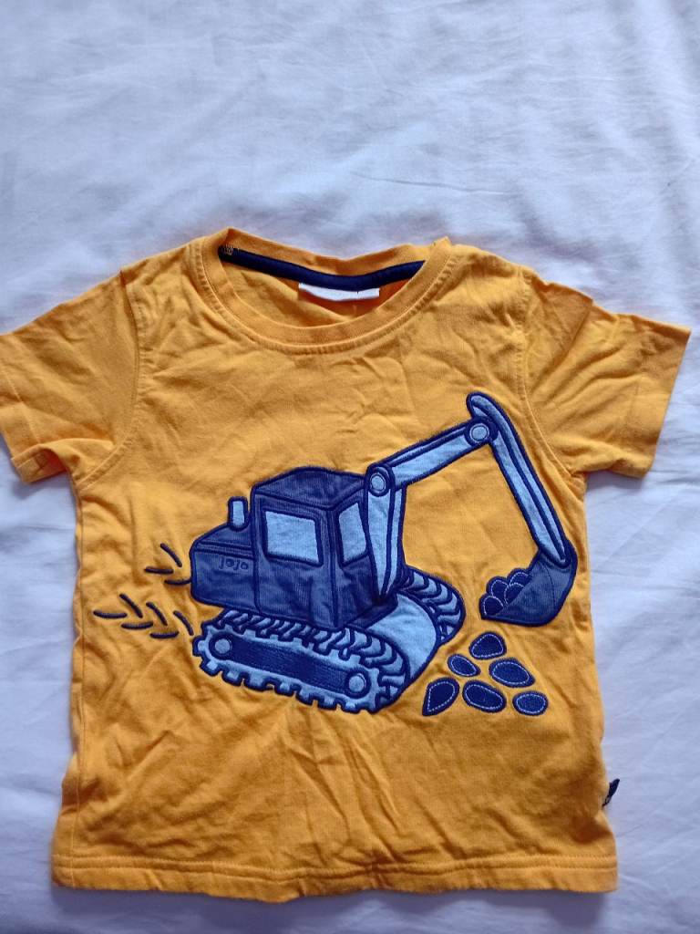 Digger T Shirt Age 2-3