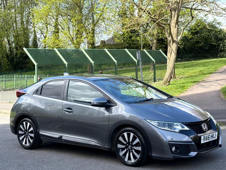 2016 Honda Civic 1.6 i-DTEC Sport 5dr - EURO 6 - FSH - 13 STAMPS HATCHBACK Diesel Manual
