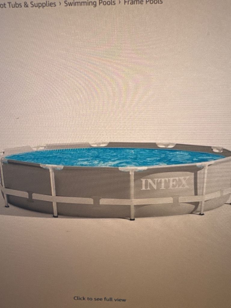 Intex prism frame pool