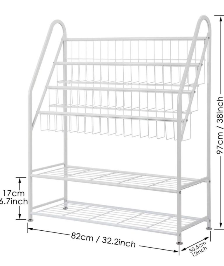 White Kids Bookshelves