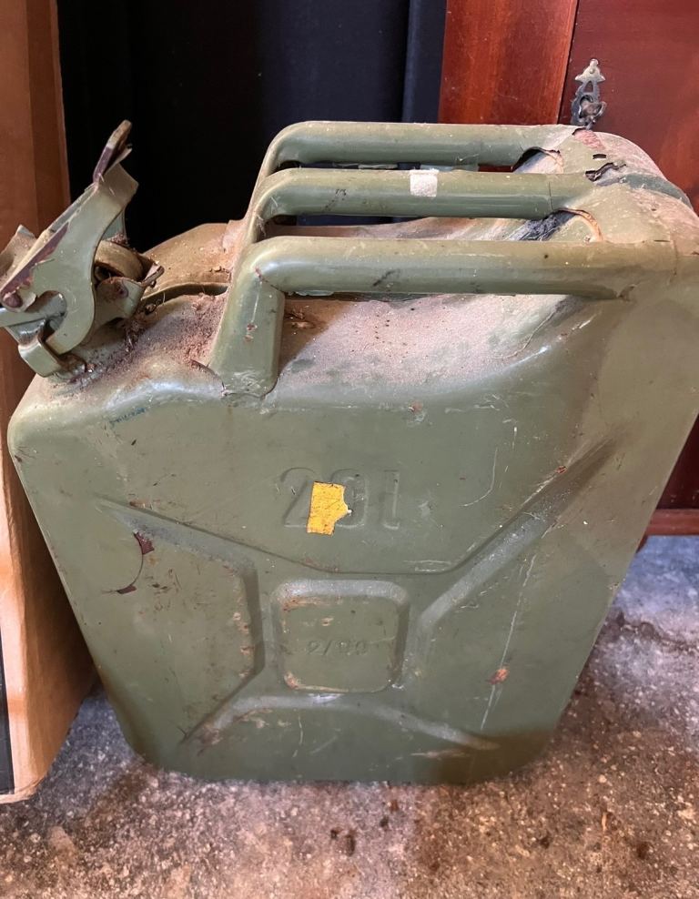 Old jerry can for Jeep etc. 
