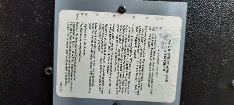 Coomber 3061 PA cassette radio recorder  with speakers