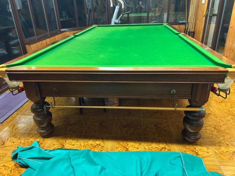Full Size Snooker/Pool Table with Cover – Good Condition