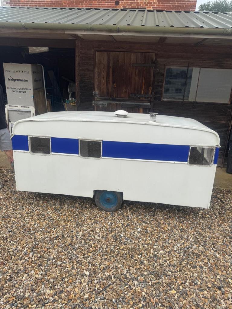 1954 Hand-Built Normandy-Style Model Caravan