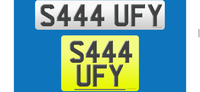 Ideal Christmas 🎄 present 🎁 S444 UFY private cherished personalised registration plate number