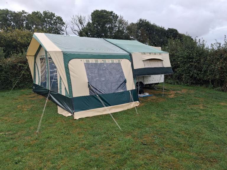 Conway country man trailer tent and awning