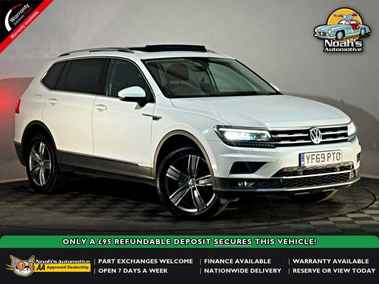 WHITE 2019 69 VOLKSWAGEN TIGUAN ALLSPACE SEL TDI 2.0 DIESEL AUTOMATIC 7 SEATER