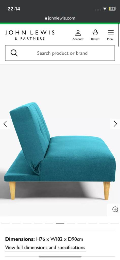 John Lewis Sofa bed 