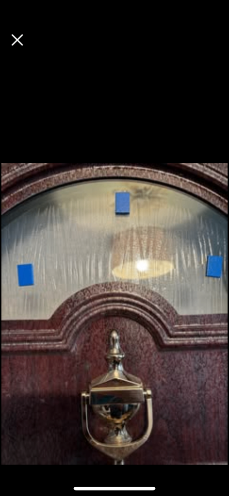 Rosewood UPVC front door , brand new