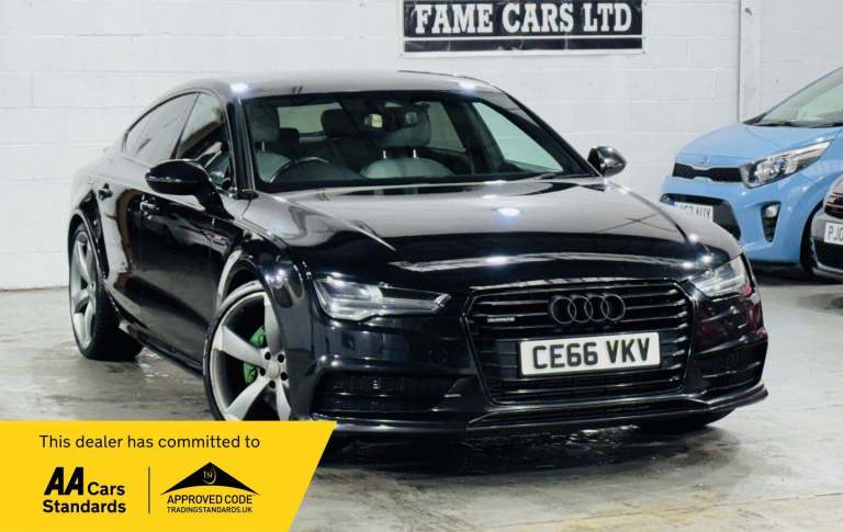 2016 Audi A7 3.0 TDI V6 Black Edition Sportback S Tronic quattro Euro 6 (s/s) 5dr HATCHBACK Diese...