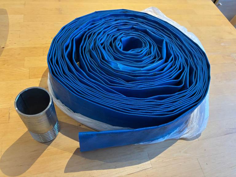Heavy duty lay flat hose 50.8mm / 2 inch + coupler