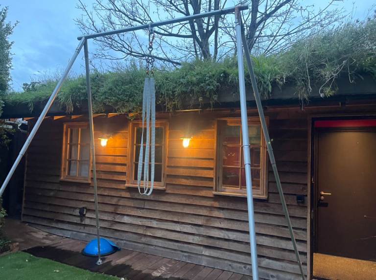 Heavy Steel Swing Frame – Adults & Children – Very Heavy / Great Scrap Value