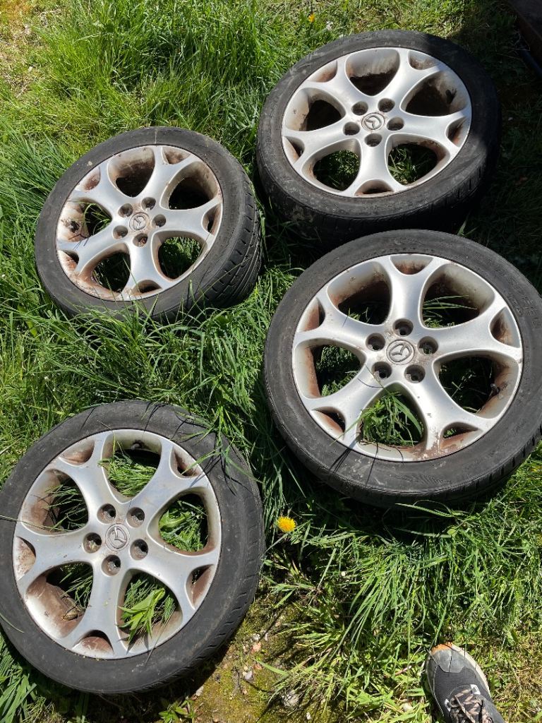 Mazda5 Alloy Wheels. ALLOY ALUMINIUM ROAD WHEEL RIM 6.5Jx17