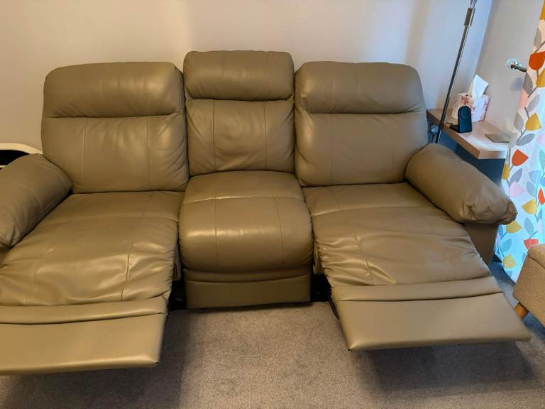 Leather recliner 