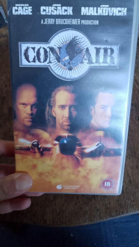 Con Air VHS Nicolas Cage 