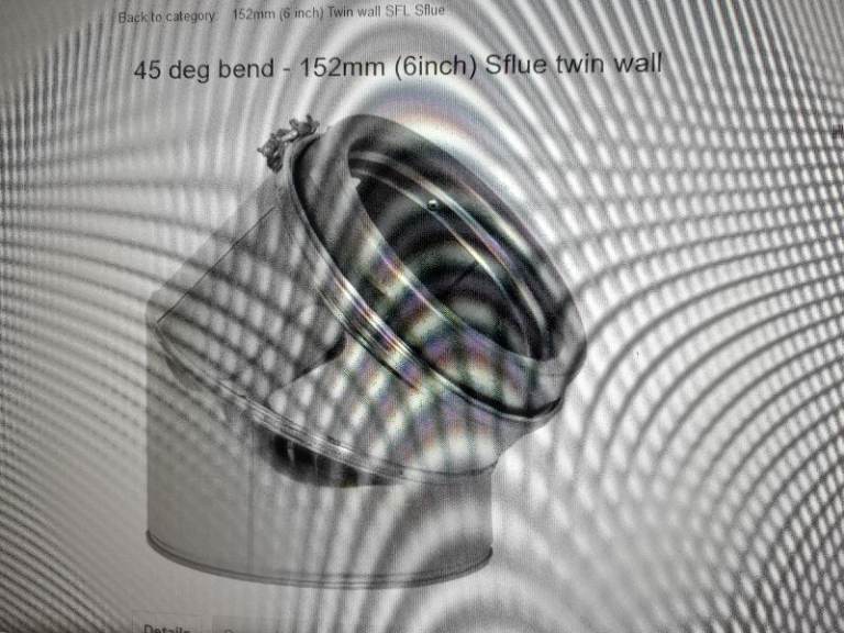 Twinwall Stove Flue Elbows.
