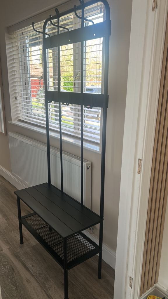 Coat Rack and Shoe Storage Bench