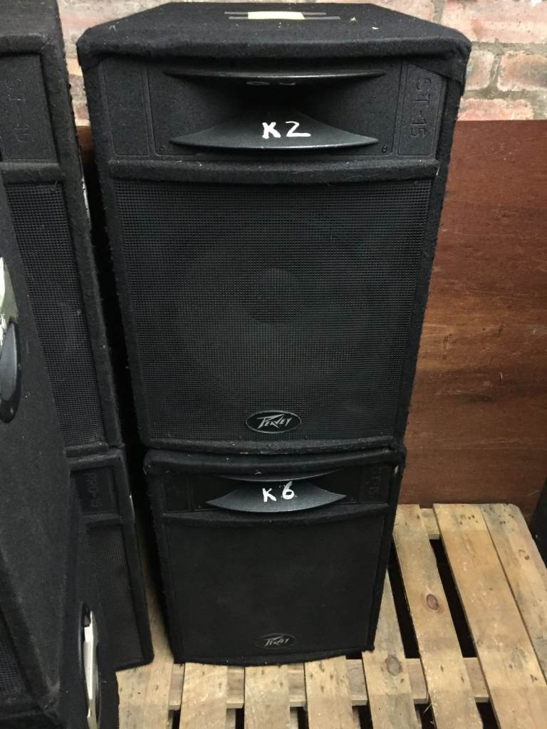 PEAVEY PRO15 & ST15 SPEAKERS FOR SALE - GREAT FOR KARAOKE OR DJ