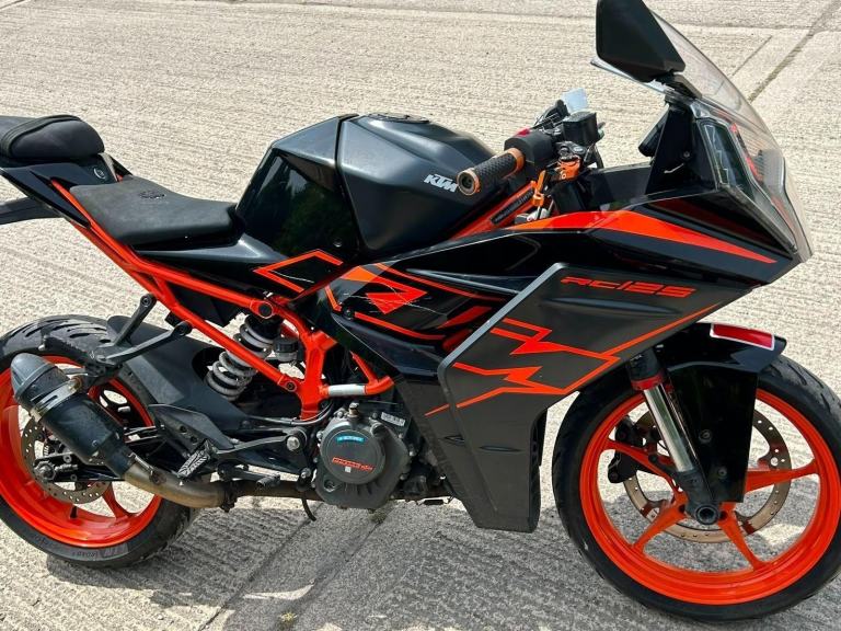 2023 23 KTM RC 125 Super Sports  X-ring Euro 5 KTM RC125 9931 Miles
