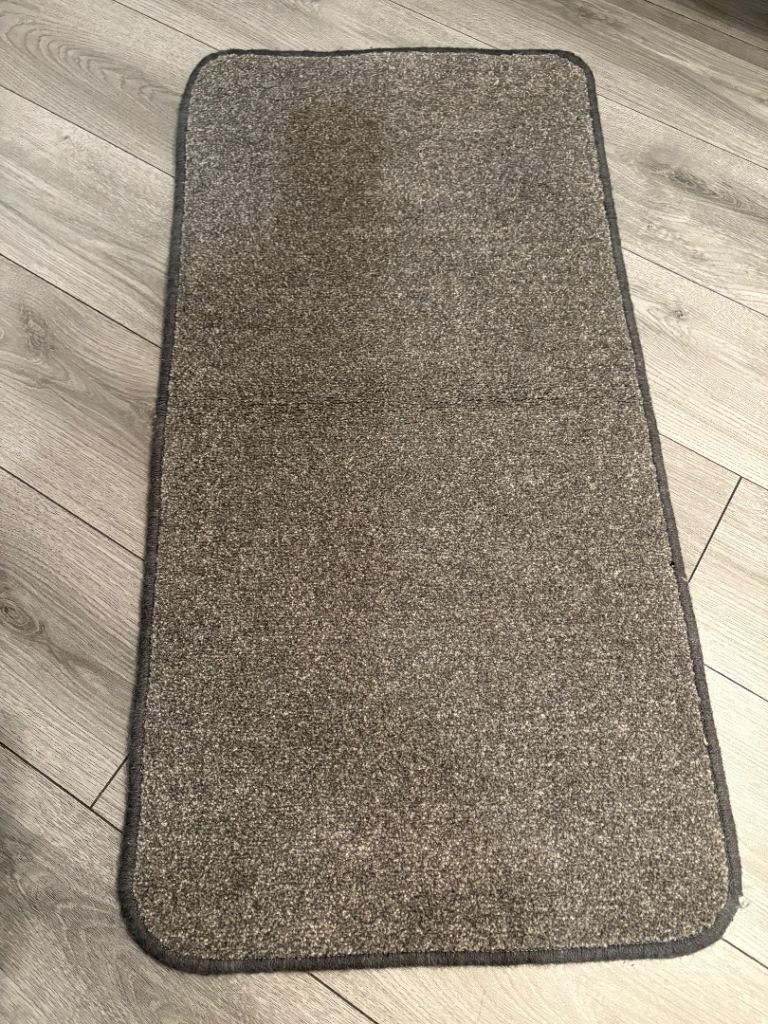 Floor Mat Runner Indoor Entrance Kitchen Hallway Floor Protector 100x50cm Grey