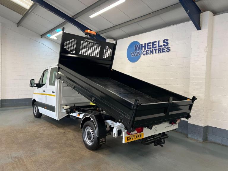 2021 Mercedes-Benz Sprinter 3.5t Progressive Crew Cab Tipper CHASSIS CAB DIESEL Manual