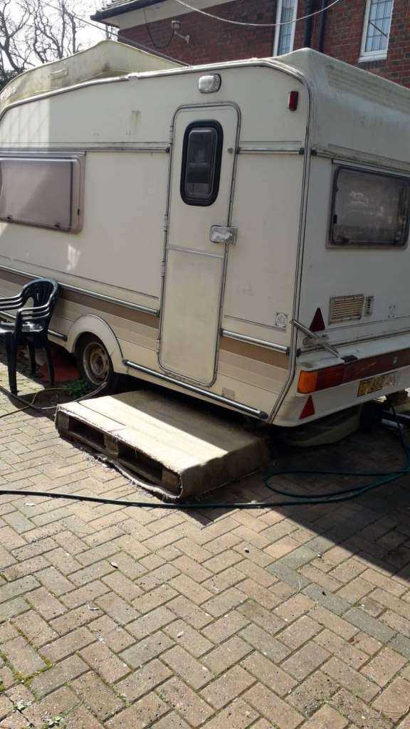 2 berth caravan with use of house