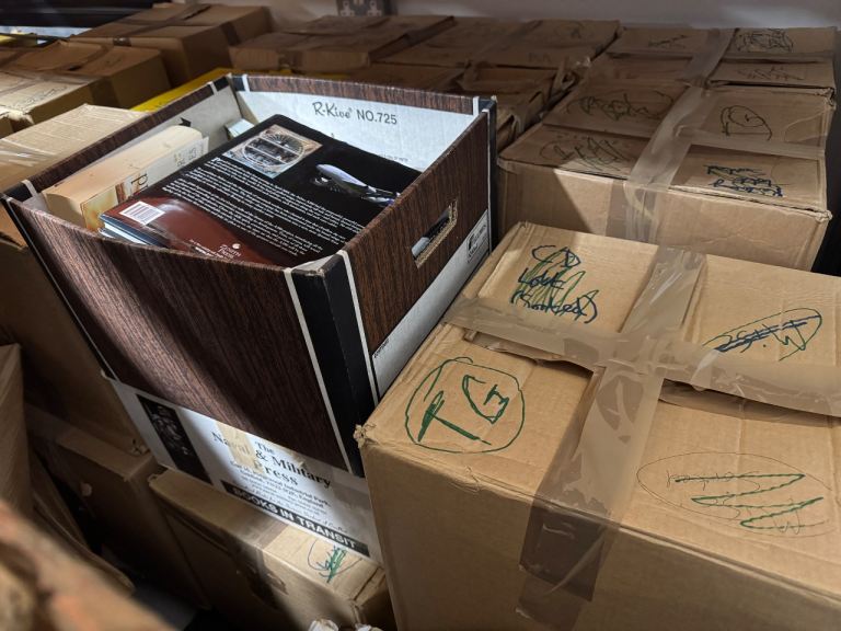 Free to collect - Approx 30 boxes of books 