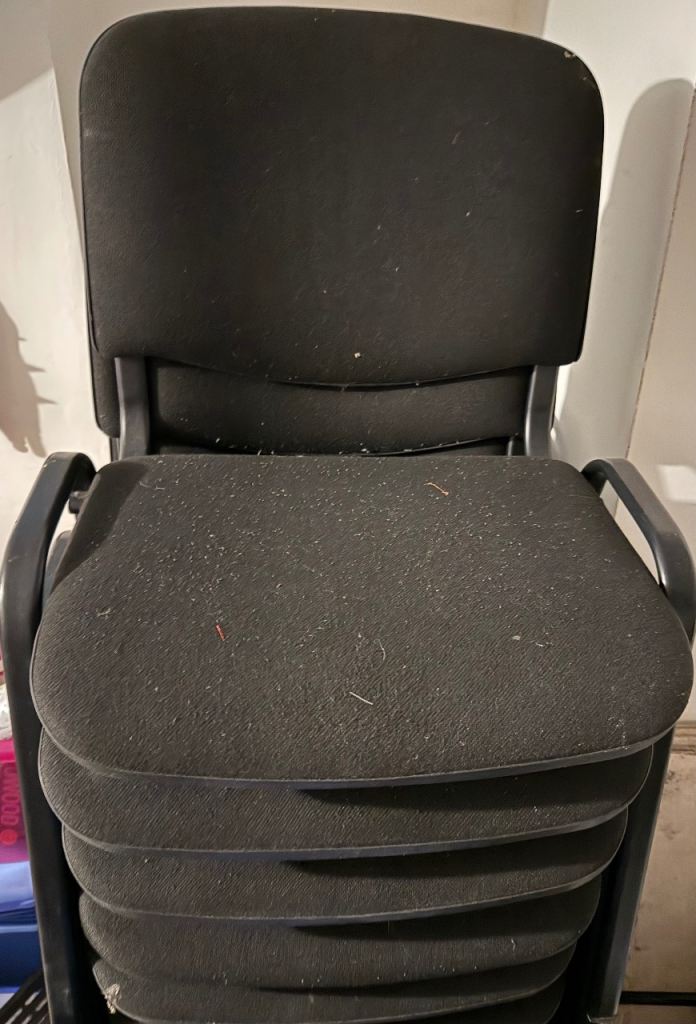 15 Black Upholstered Conference Chairs