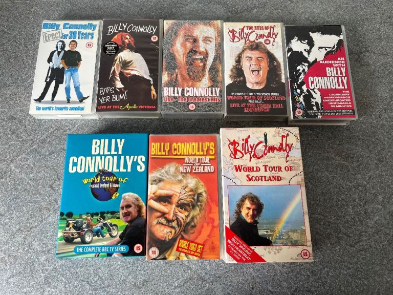 Billy Connolly VHS Video tapes