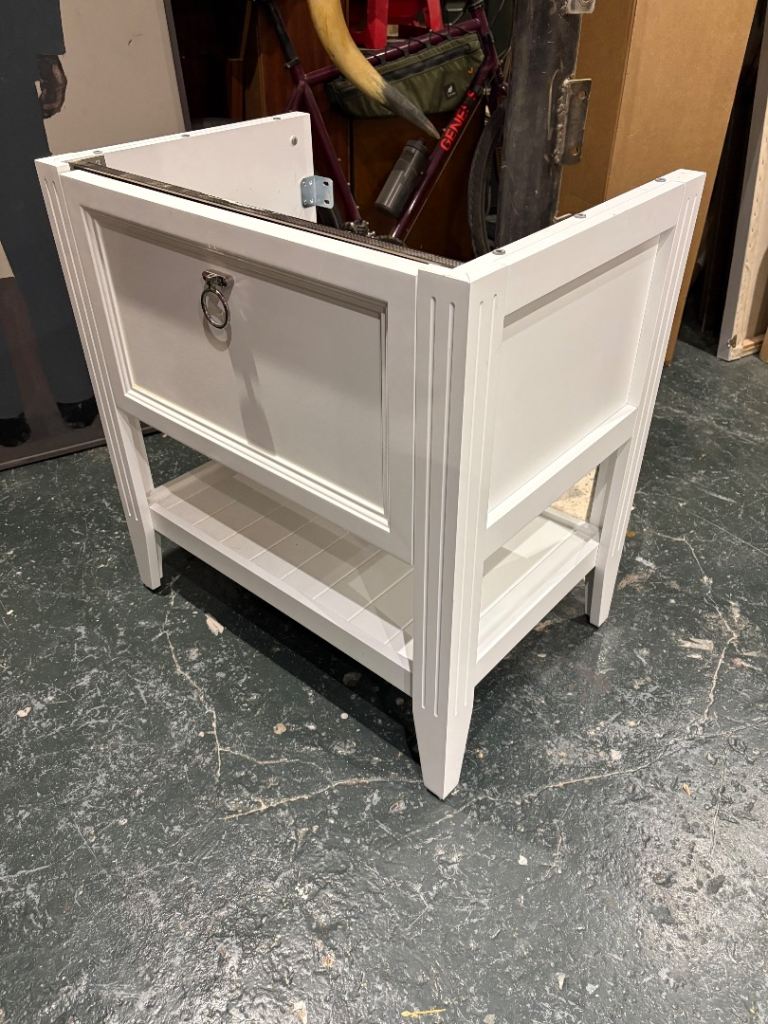 White Bathroom Vanity Unit with Drawer