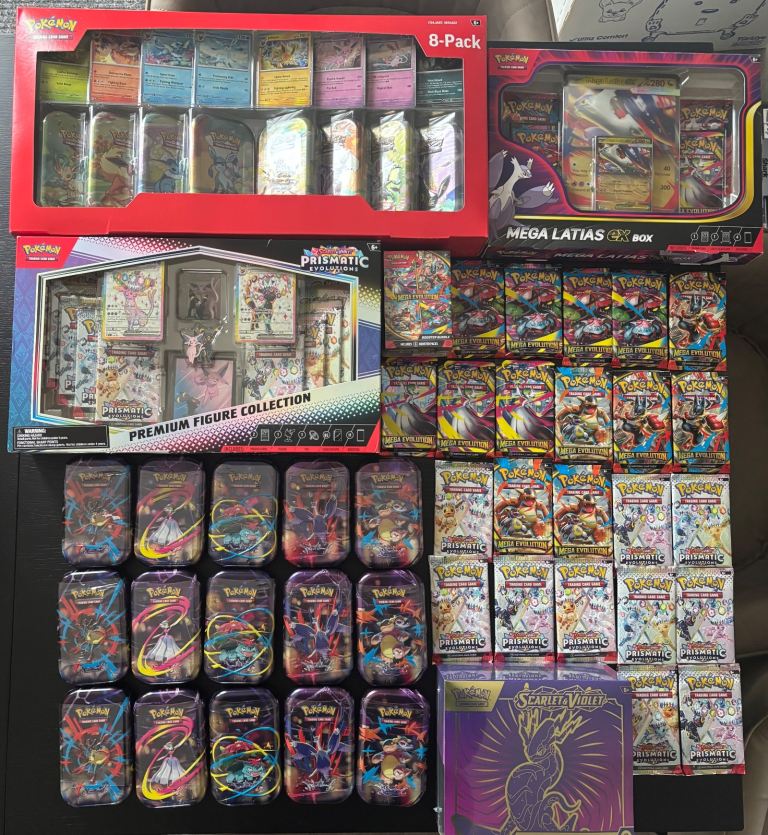 image for Pokemon Mega/Prismatic Evolution,Destined Rivals & Scarlet and violet sealed! 