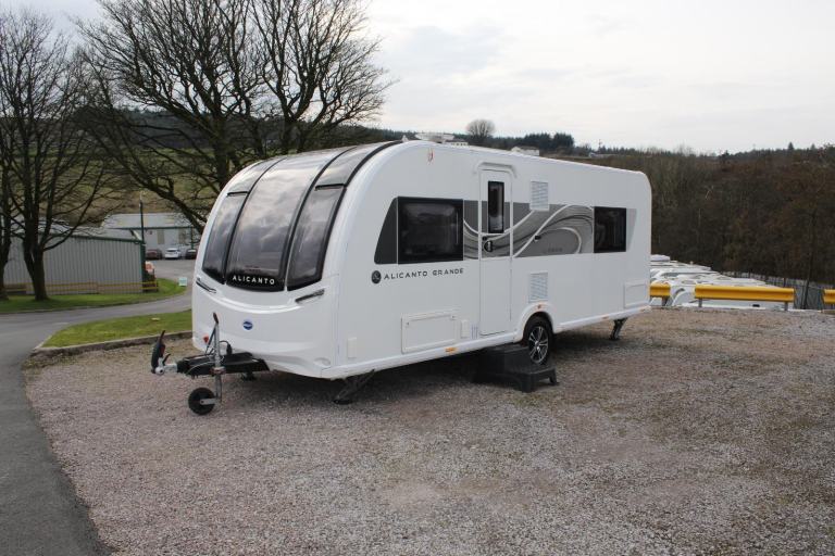 2022 Bailey Alicanto Grande Lisbon Luxury 4 Berth Touring Caravan, Island Bed