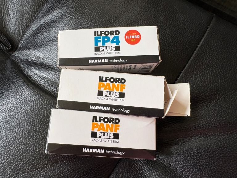 Ilford FP4 & PanF Plus Medium Format Film 120