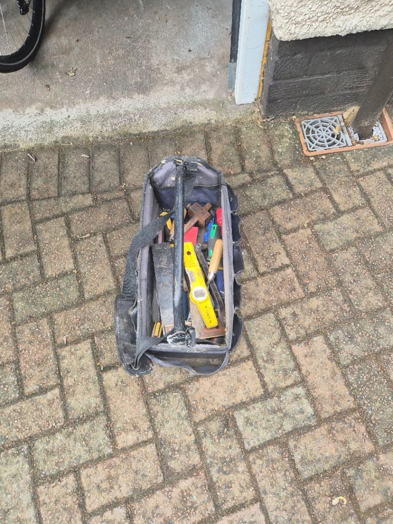 Job Lot of Various Hand Tools in Tool Bag