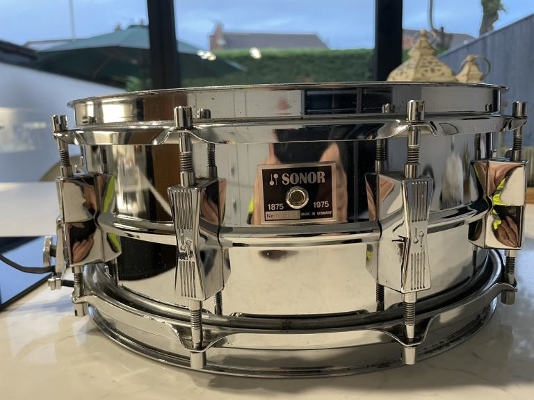Sonor Phonic ltd edition snare drum anniversary model, 14“ x 5.75“
